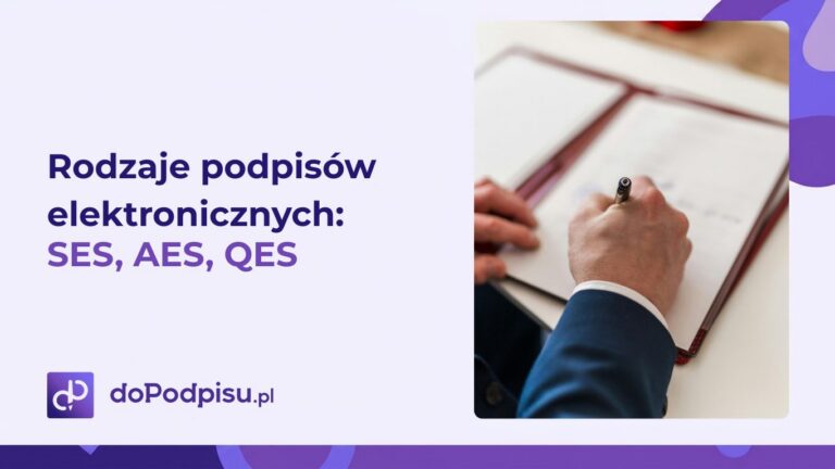 Rodzaje podpisów elektronicznych: Podpis elektroniczny, zaawansowany i kwalifikowany